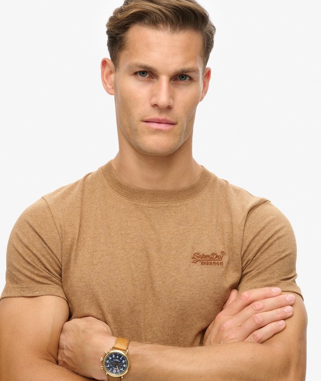 superdry Camiseta de algodón orgánico con logotipo Essential En oferta