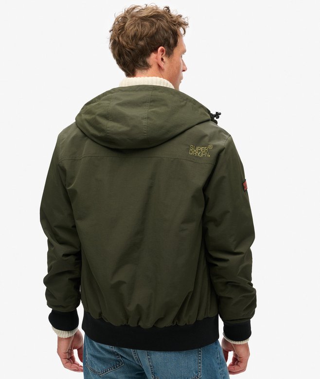 superdry Cazadora bómber de nailon con capucha Surplus Rebajas baratas