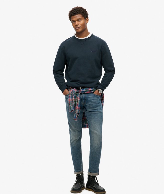 superdry Sudadera con cuello redondo y logotipo Essential Los más vendidos