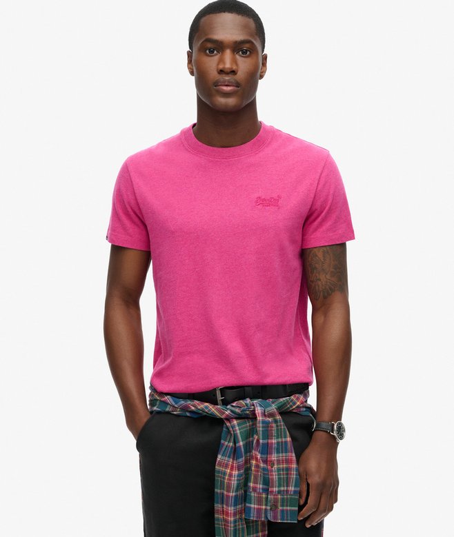 superdry Camiseta de algodón orgánico con logotipo Essential