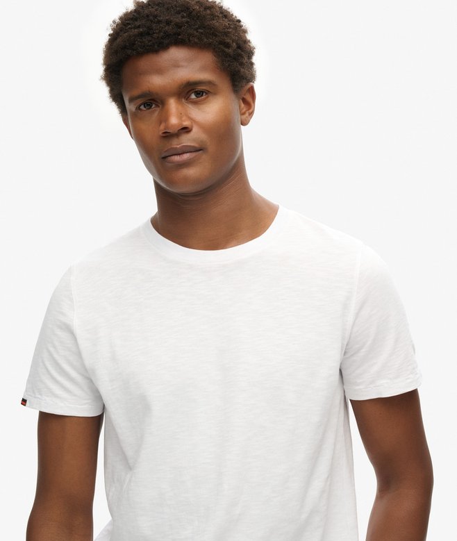 superdry Camiseta de manga corta flameada con cuello redondo Rebajas online