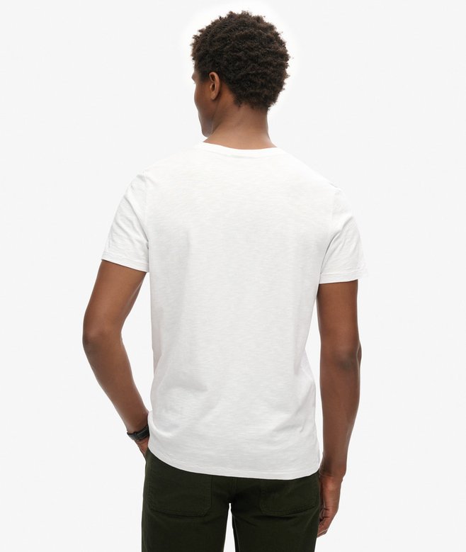 superdry Camiseta de manga corta flameada con cuello redondo Rebajas online