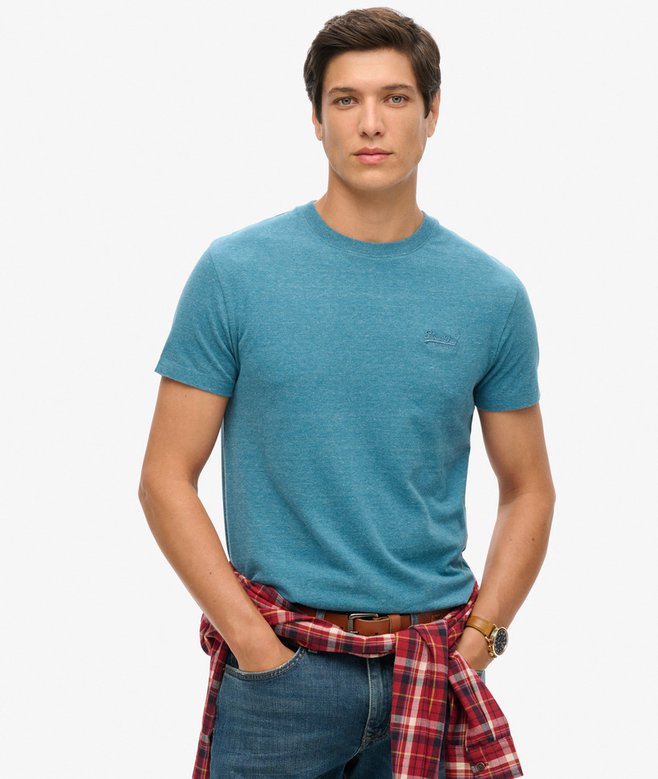 superdry Camiseta de algodón orgánico con logotipo Essential
