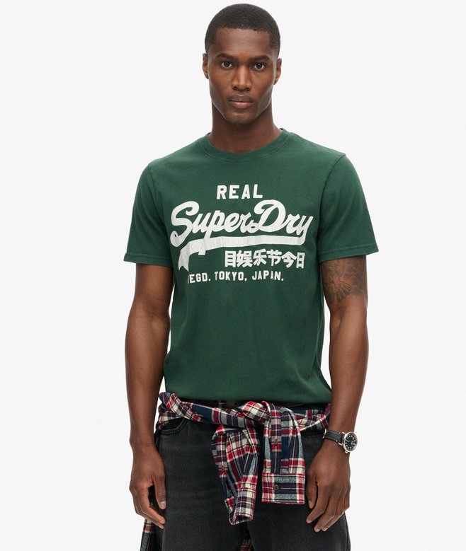 superdry Camiseta gráfica con logotipo Vintage