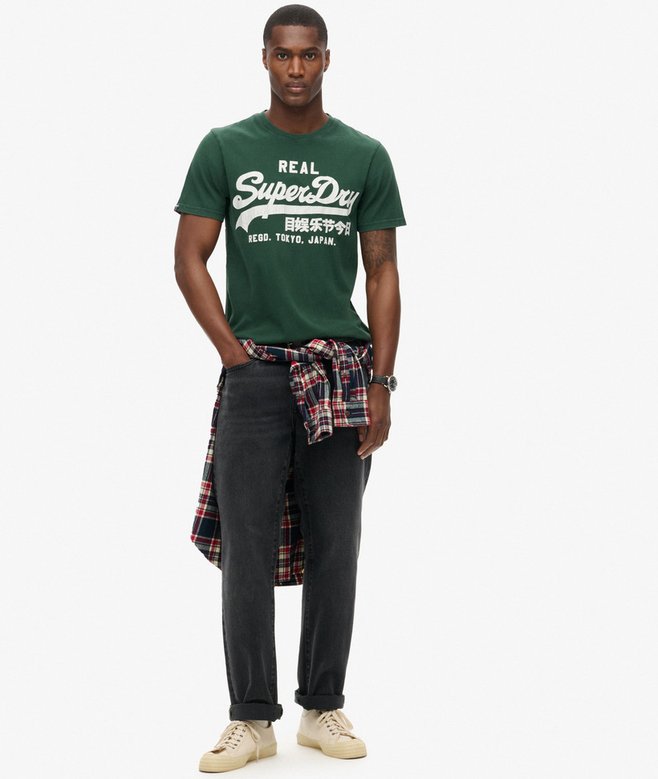 superdry Camiseta gráfica con logotipo Vintage Solo queda un día