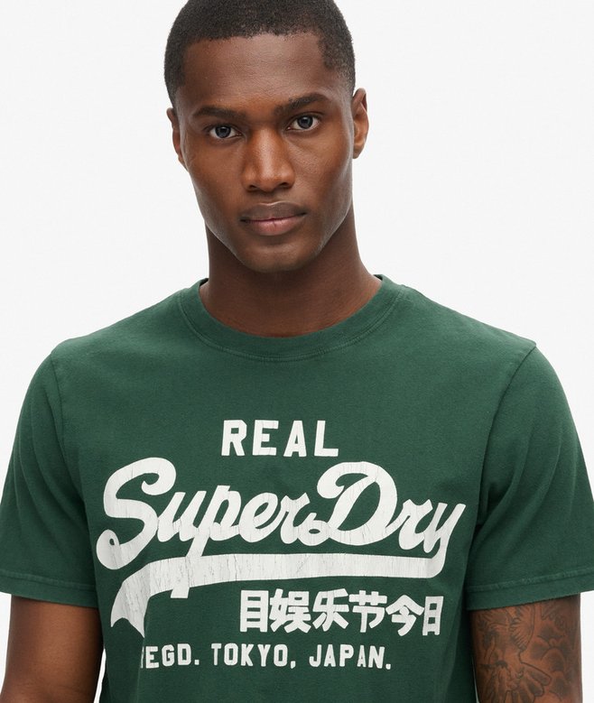 superdry Camiseta gráfica con logotipo Vintage Solo queda un día