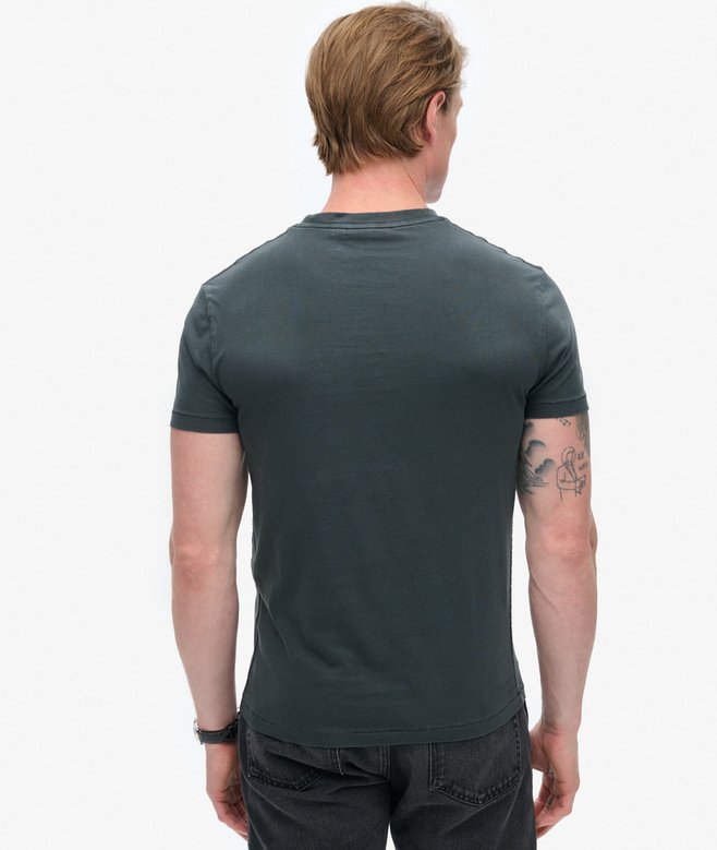 superdry Camiseta lavada con bolsillo Essential Liquidación