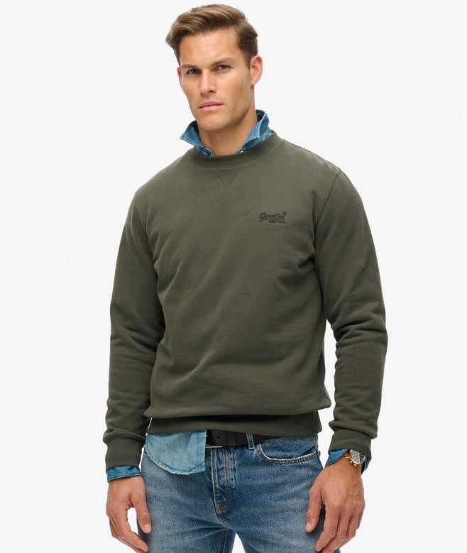 superdry Sudadera con cuello redondo y logotipo Essential Tienda de fábrica