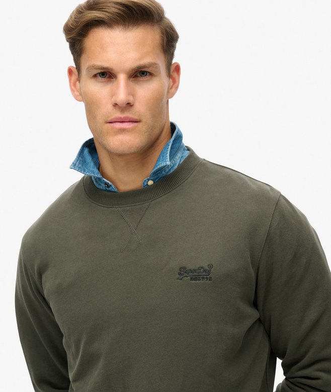 superdry Sudadera con cuello redondo y logotipo Essential Tienda de fábrica