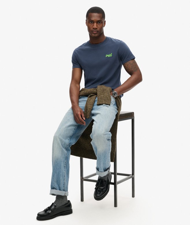superdry Camiseta de algodón orgánico con logotipo Essential Limitado a 3 días