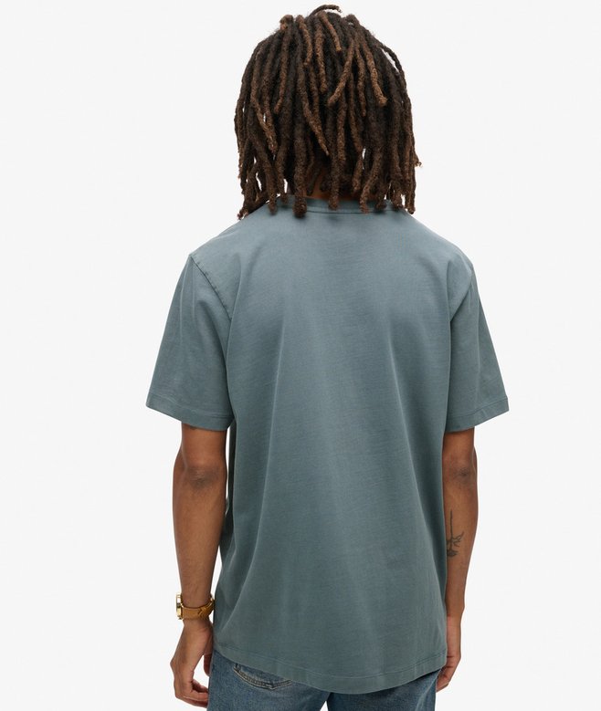 superdry Camiseta suelta con micrologotipo estampado Oferta exclusiva