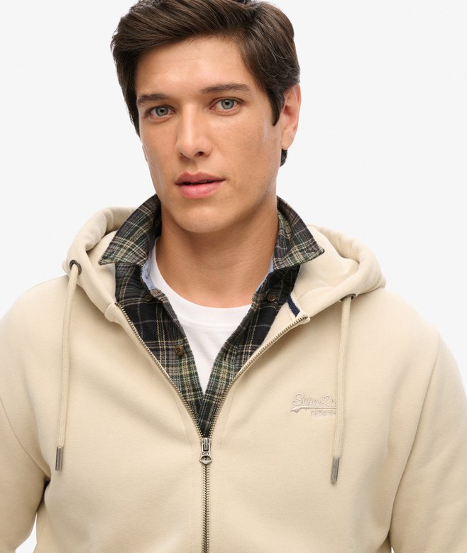 superdry Sudadera con capucha cremallera y logo Essential Descuento por venta flash