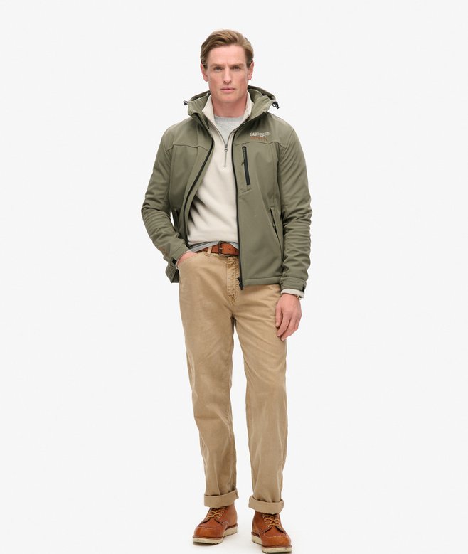 superdry Chaqueta con capucha de softshell Ripstop Trekker Grandes ahorros