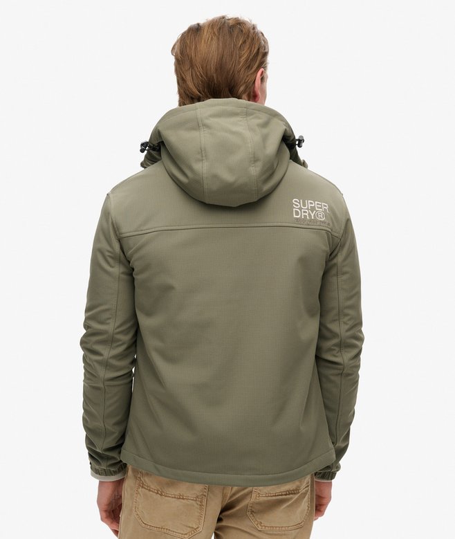 superdry Chaqueta con capucha de softshell Ripstop Trekker Grandes ahorros