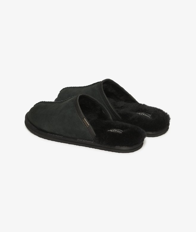 superdry Pantuflas sin talón de ante Precio ultrabajo