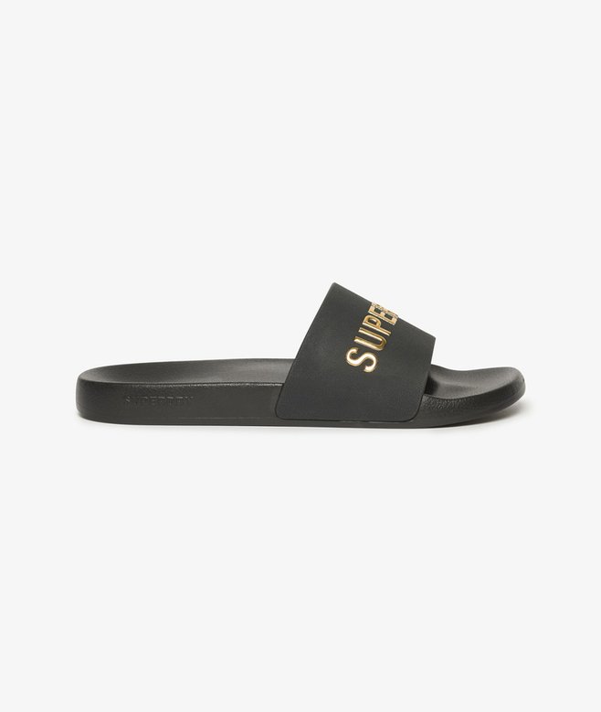 superdry Chanclas de piscina veganas con logo