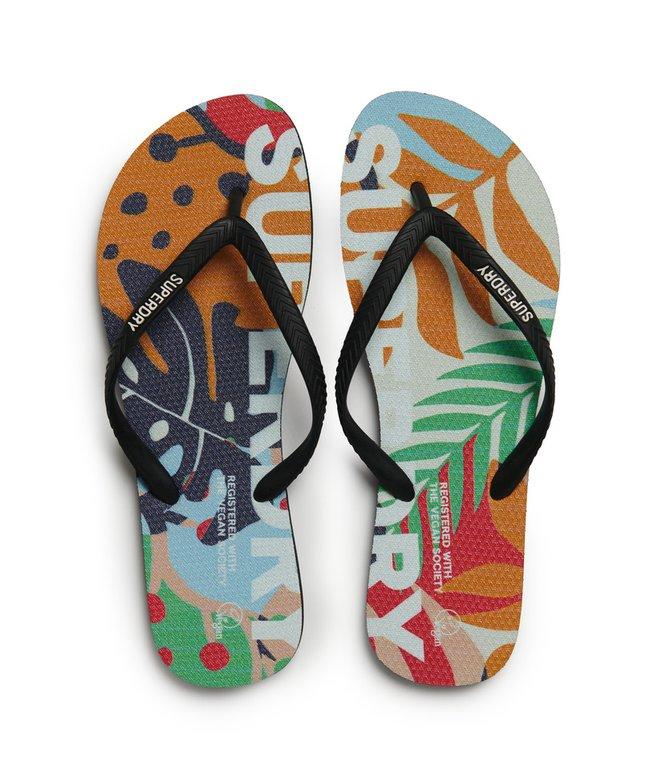 superdry Chanclas veganas con logotipo Promoción por tiempo limitado