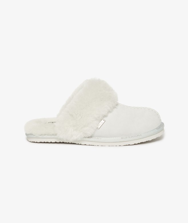 superdry Pantuflas sin talón de ante