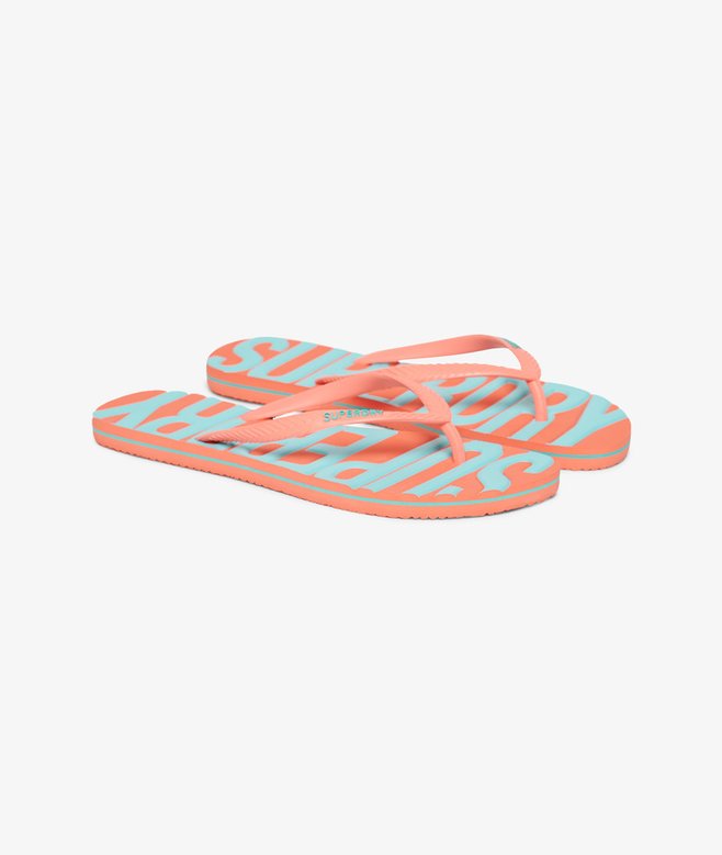 superdry Chanclas veganas con logotipo Vintage Logo Oferta especial de fábrica