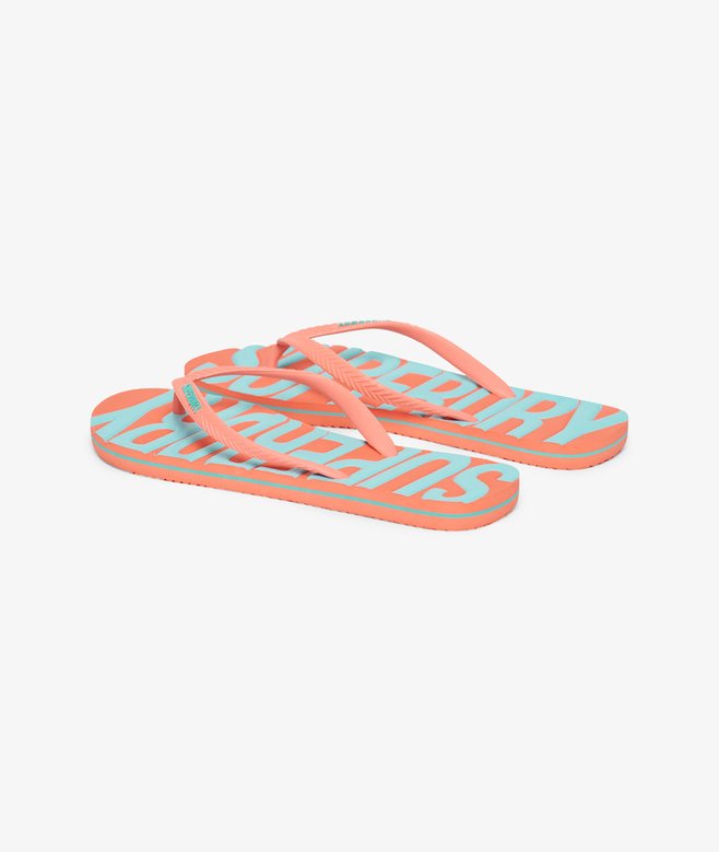 superdry Chanclas veganas con logotipo Vintage Logo Oferta especial de fábrica