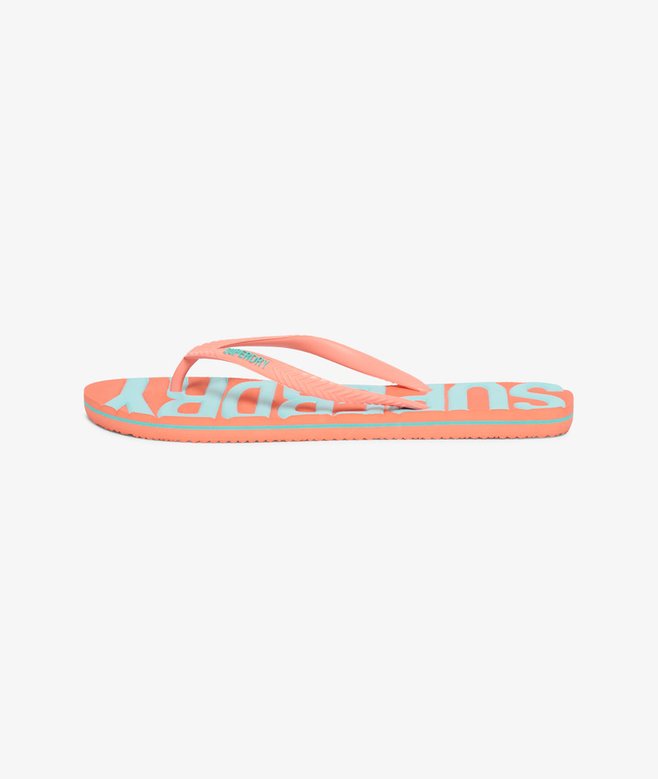 superdry Chanclas veganas con logotipo Vintage Logo Oferta especial de fábrica