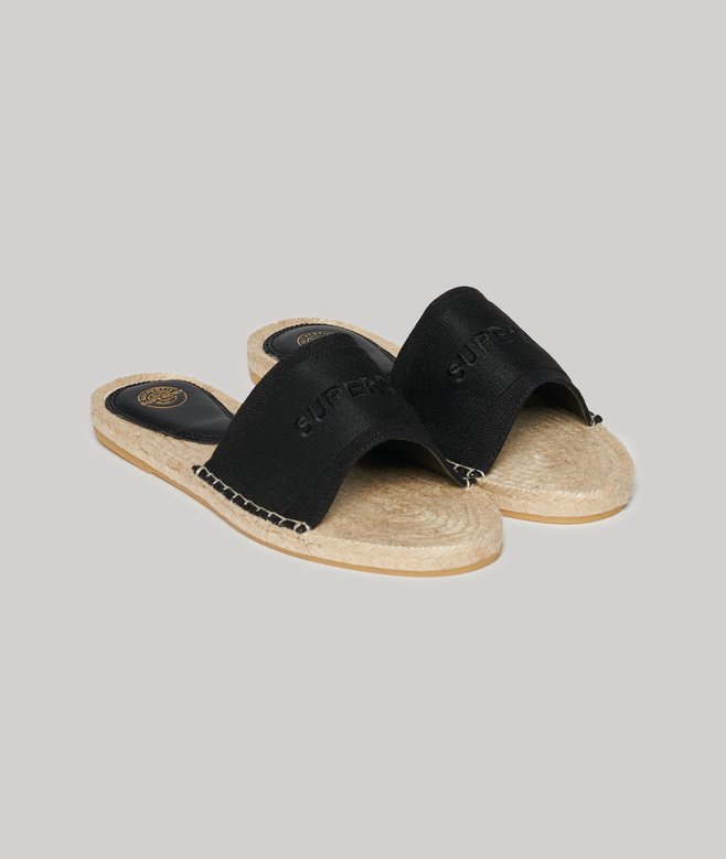 superdry Chanclas de lona estilo alpargata