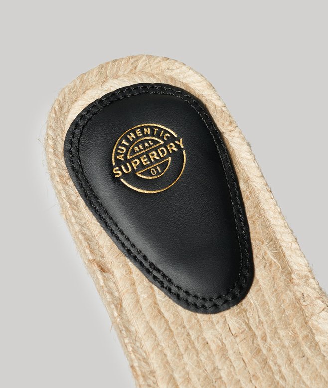 superdry Chanclas de lona estilo alpargata Última moda