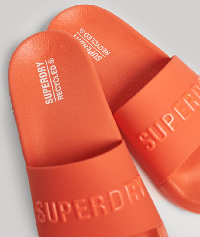superdry Chanclas de piscina veganas con logotipo Code Rebajas de fábrica
