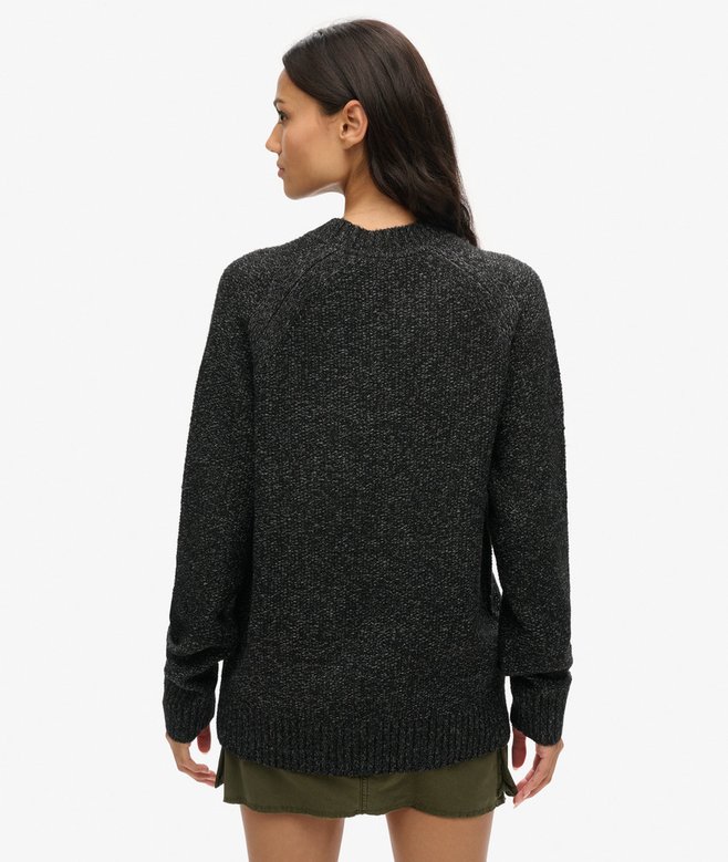 superdry Jersey raglán grueso extragrande Liquidación