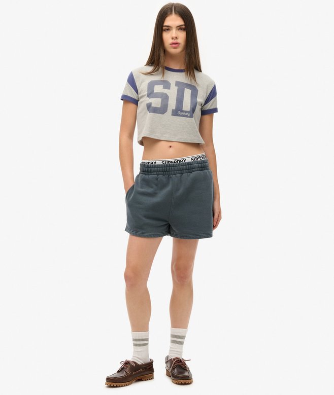 superdry Pantalón corto de chándal Vintage Wash Mejor oferta