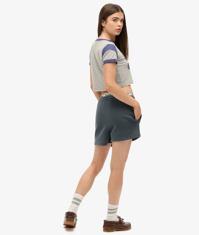 superdry Pantalón corto de chándal Vintage Wash Mejor oferta