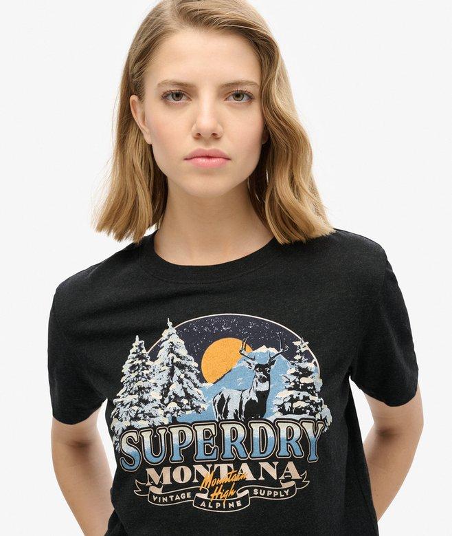 superdry Camiseta de corte relajado Travel Souvenir Rebajas top