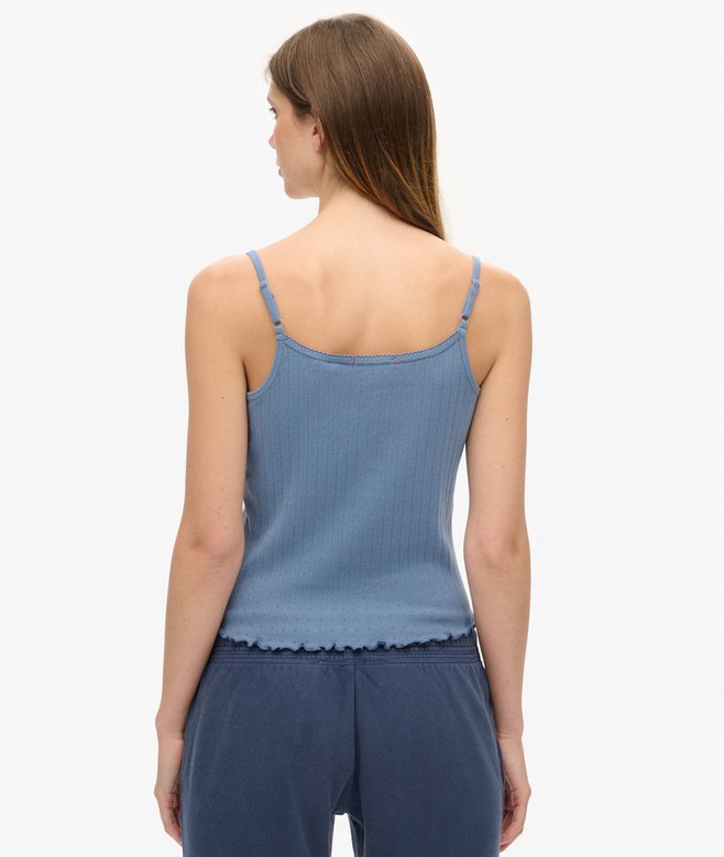 superdry Top de tirantes en ponteille con estampado Athletic Essentials Envío gratis
