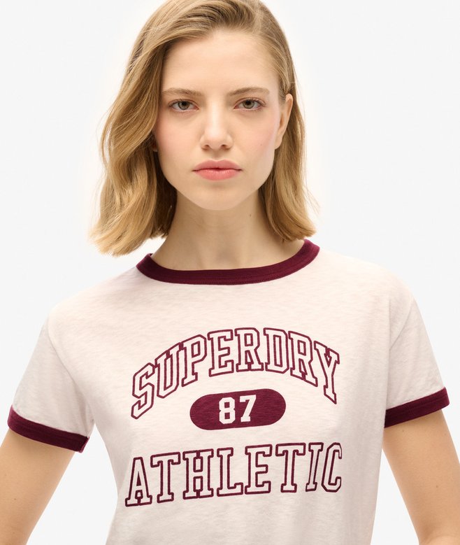 superdry Camiseta ajustada Athletic Essentials Ringer Últimos 3 días