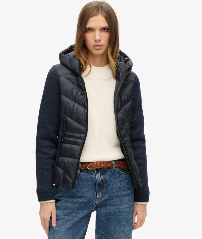 superdry Cazadora híbrida de punto con capucha Storm ÚLTIMAS EDICIONES