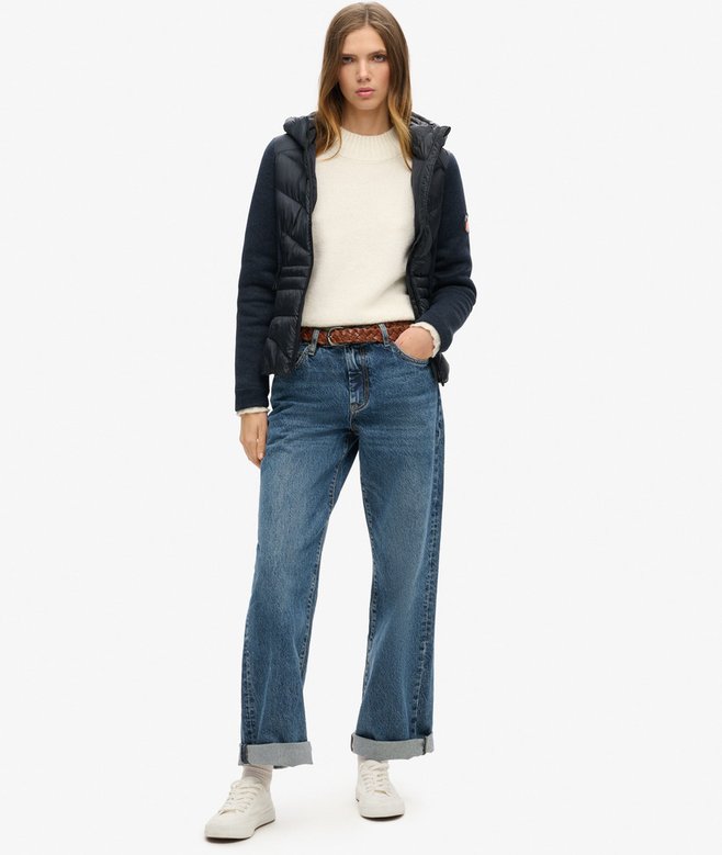 superdry Cazadora híbrida de punto con capucha Storm ÚLTIMAS EDICIONES