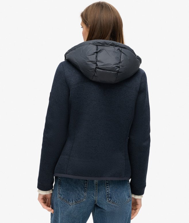 superdry Cazadora híbrida de punto con capucha Storm ÚLTIMAS EDICIONES