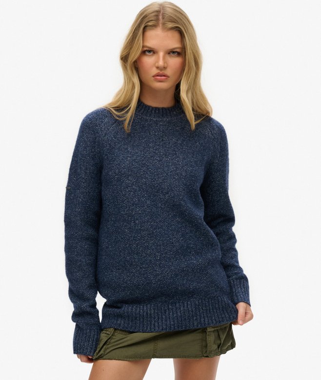 superdry Jersey raglán grueso extragrande