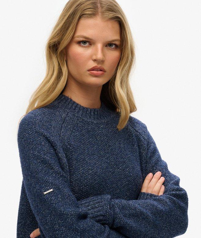 superdry Jersey raglán grueso extragrande Promoción por tiempo limitado