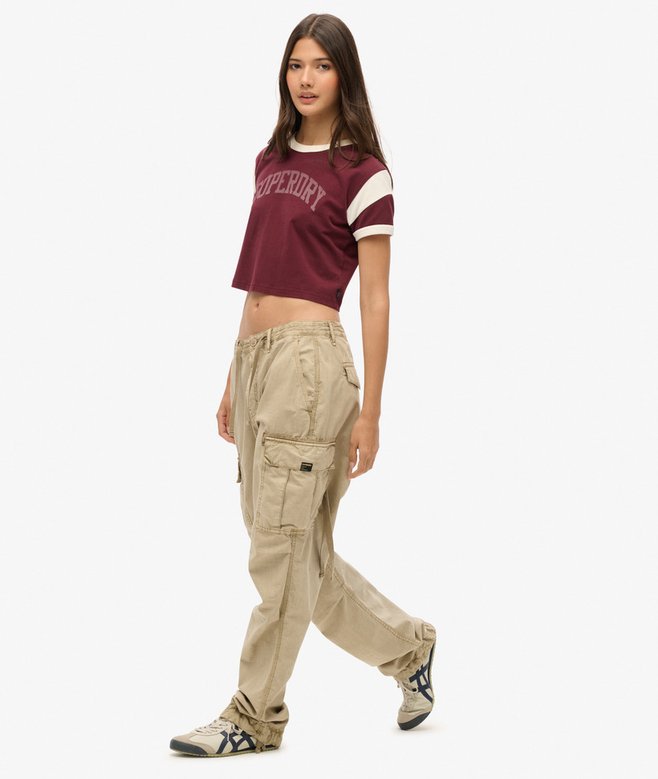 superdry Pantalones cargo de talle bajo Para Solo hoy