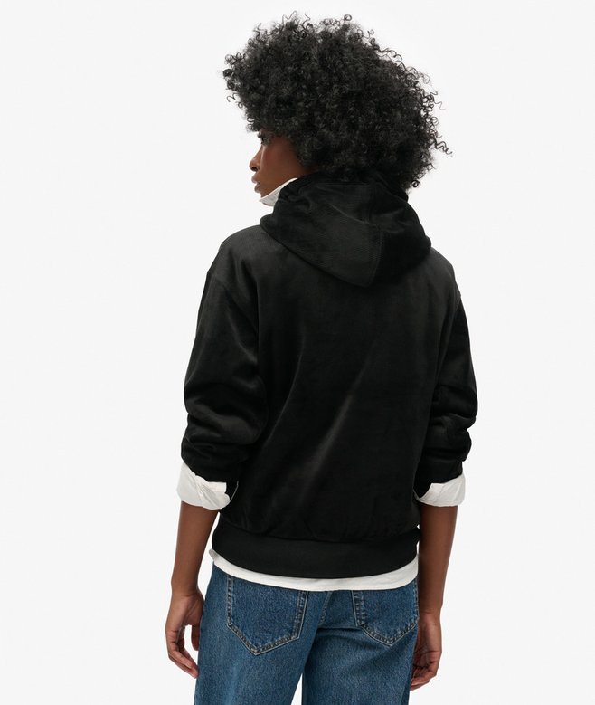 superdry Sudadera con capucha de velvetón de corte holgado Country Club Oferta especial de fábrica