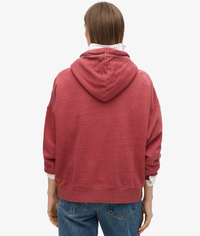 superdry Sudadera sobreteñida con capucha y logotipo Essential Promoción trimestral