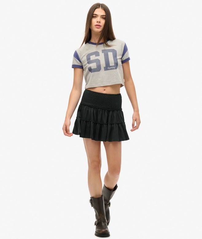superdry Minifalda de punto escalonada Solo queda un día