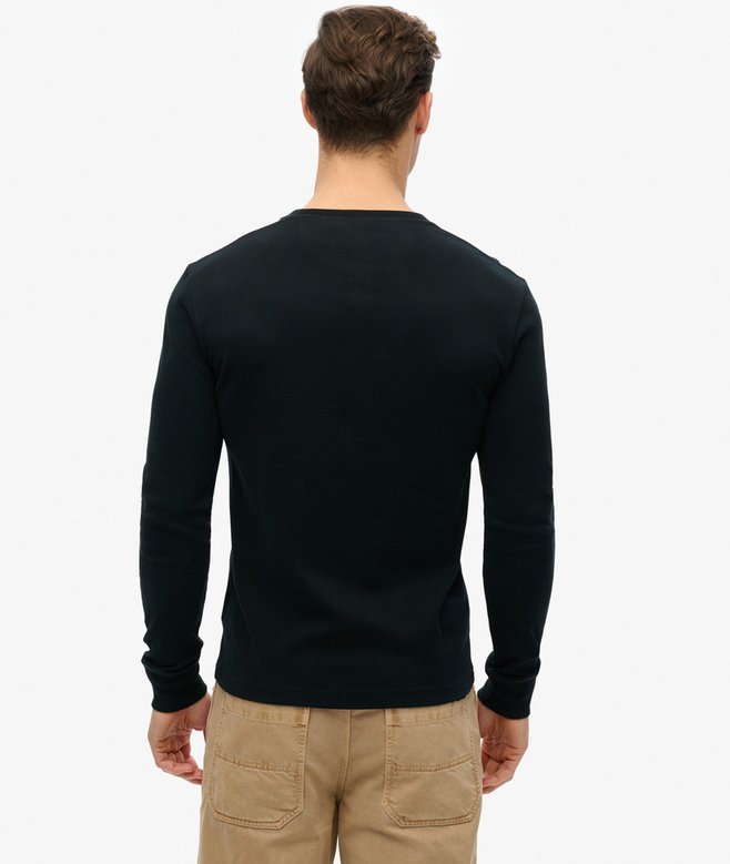superdry Camisa con media botonadura y logotipo Vintage Logo bordado Precios de Black Friday