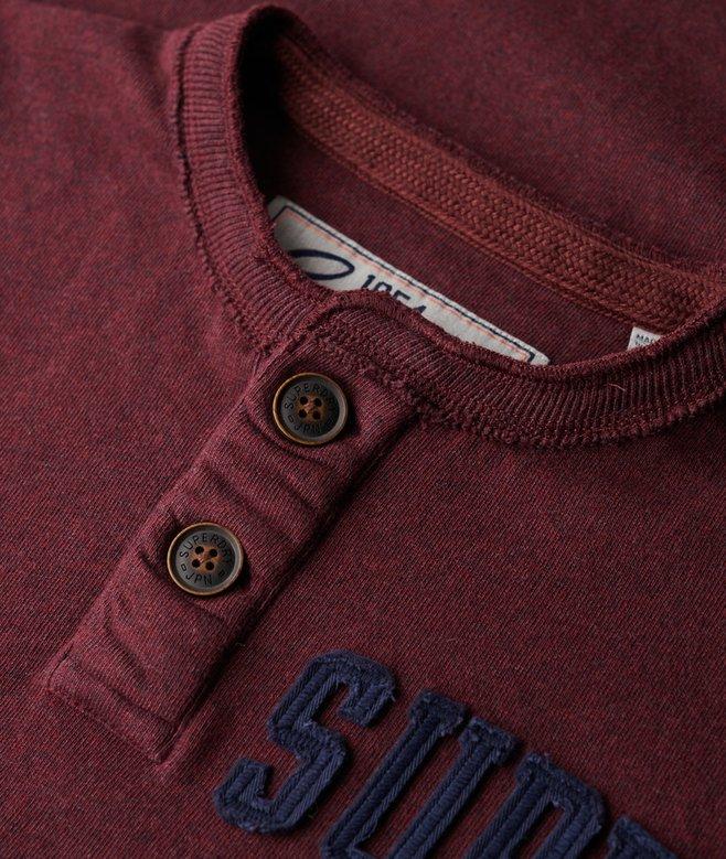 superdry Camiseta con cuello panadero de manga larga Vintage Athletic En oferta