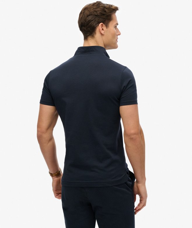superdry Polo de punto fluorescente con logotipo Essential Oferta exclusiva