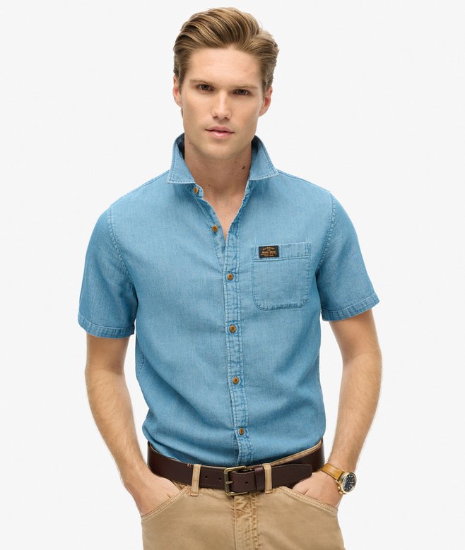 superdry Camisa de manga corta con logotipo Vintage Logo Loom