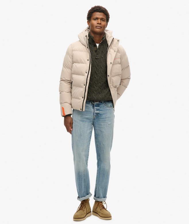 superdry Chaqueta acolchada de microfibra con capucha Sports Rebajas