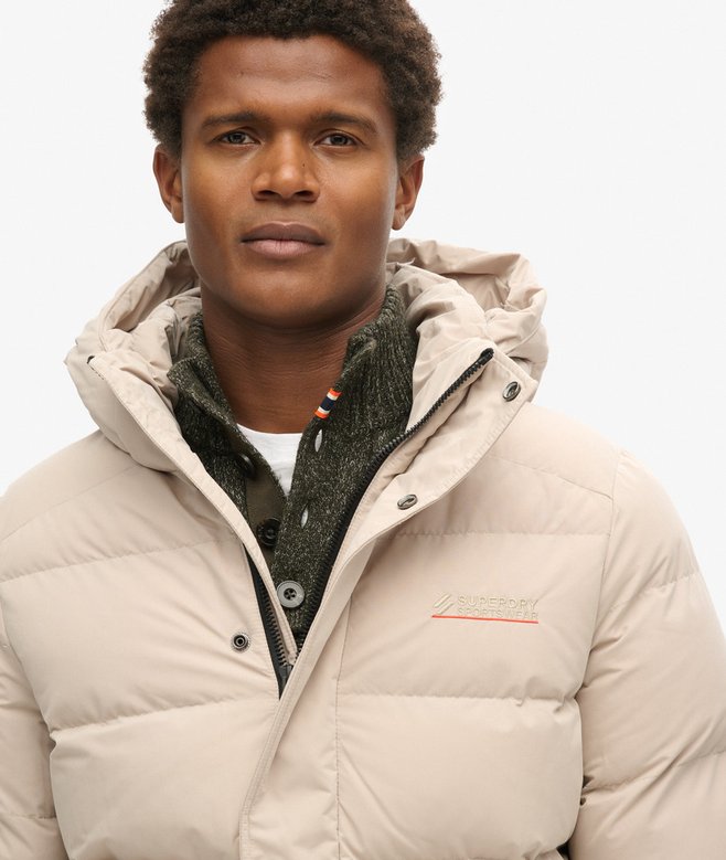 superdry Chaqueta acolchada de microfibra con capucha Sports Rebajas