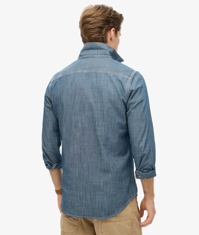 superdry Camisa de manga larga de algodón Workwear Rebajas online